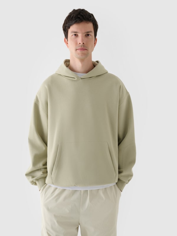 Sweatshirt para Homem - Azeitona/Caqui - 4FWAW24TSWSM1311               