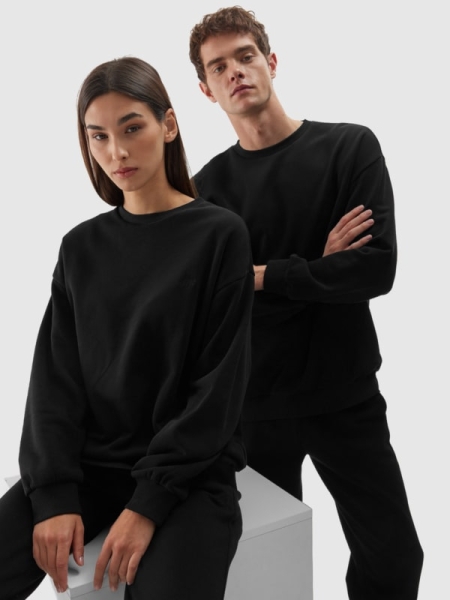 Sweatshirt Unissexo - Preto - 4FWAW24TSWSU1313               