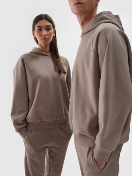 Sweatshirt Unissexo - Castanho - 4FWAW24TSWSU1314     