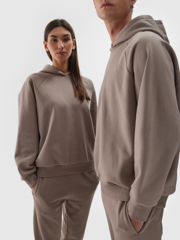 Sweatshirt Unissexo - Castanho - 4FWAW24TSWSU1314