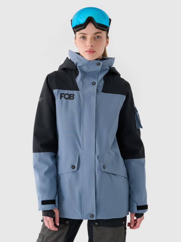 Casaco de Snowboard para Mulher - Azul Marinho - 4FWAW24TTJAF586