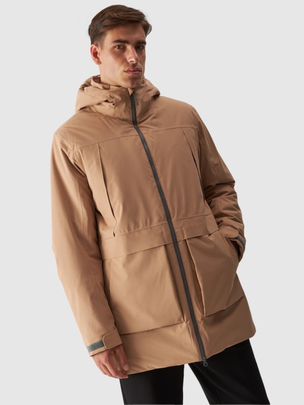 Parka de Meia-Estação com Membrana 8000 para Homem - Bege - 4FWAW24TTJAM563