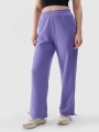 Calças de fato de treino oversize para mulher - roxo 4FWAW24TTROF0839 violeta