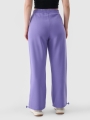 Calças de fato de treino oversize para mulher - roxo 4FWAW24TTROF0839 violeta