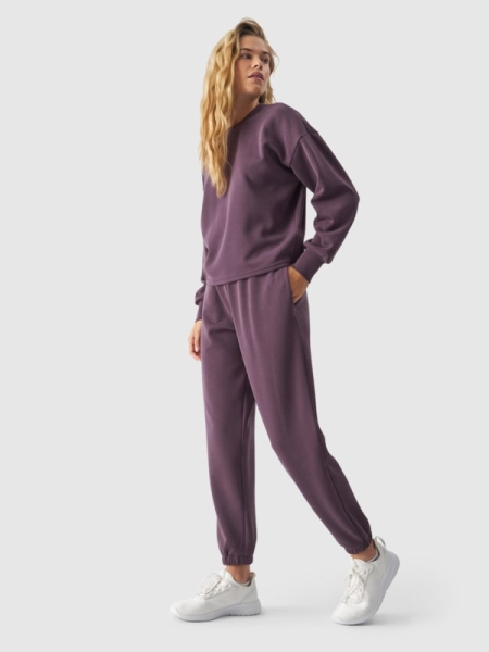 Calças Fato de Treino para Mulher - Roxo/Violeta - 4FWAW24TTROF0840 