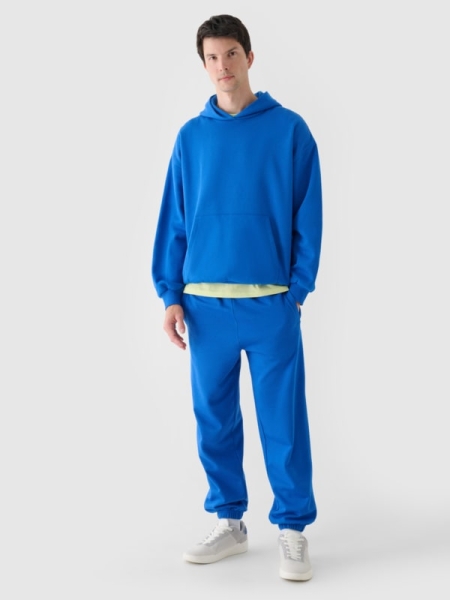 Calças de Fato de Treino Oversize para Homem - Azul - 4FWAW24TTROM0824
