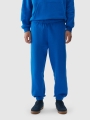 Calças de fato de treino oversize para homem - azul 4FWAW24TTROM0824 azul