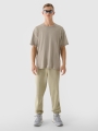 Calças de Fato de Treino Oversize para Homem - Azeitona/Caqui - 4FWAW24TTROM0824