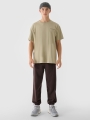 Calças de Fato de Treino Oversize para Homem - Castanho - 4FWAW24TTROM0824