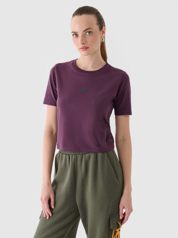 TSHIRT 4FWAW24TTSHF1701 violeta