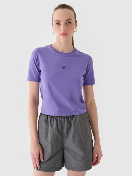 TSHIRT 4FWAW24TTSHF1701 violeta