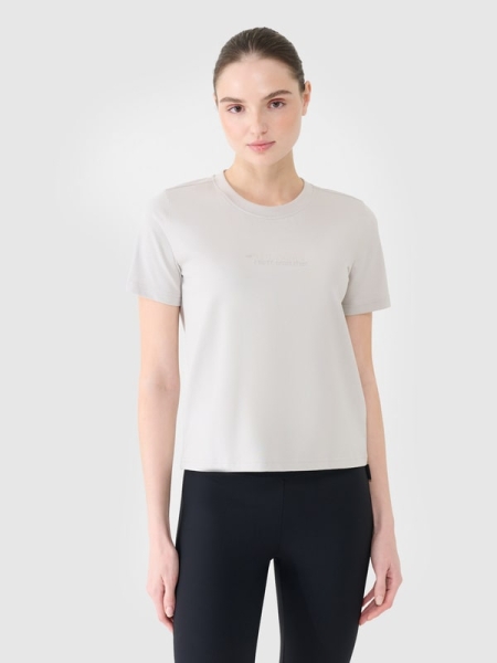 T-shirt para Mulher - Cinzento - 4FWAW24TTSHF1807     	