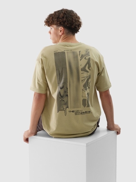 T-shirt para Homem - Azeitona/Caqui - 4FWAW24TTSHM1654