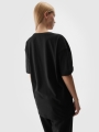 T-shirt Unissexo Oversize - Preto - 4FWAW24TTSHU1657