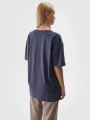 T-shirt Unissexo Oversize - Azul Marinho - 4FWAW24TTSHU1657