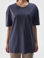 T-shirt Unissexo Oversize - Azul Marinho - 4FWAW24TTSHU1657