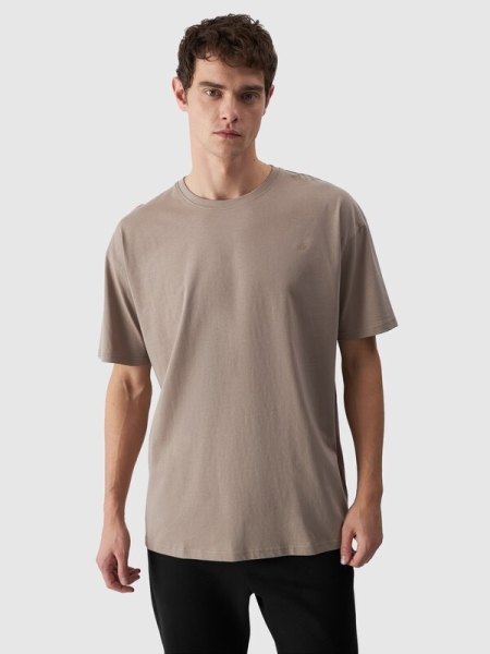 T-shirt Unissexo Oversize - Castanho - 4FWAW24TTSHU1657