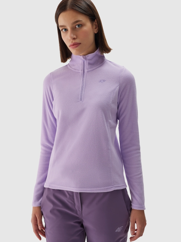 Roupa interior (top) de lã termoactiva para mulher - roxo 4FWAW24UFLEF048 violeta