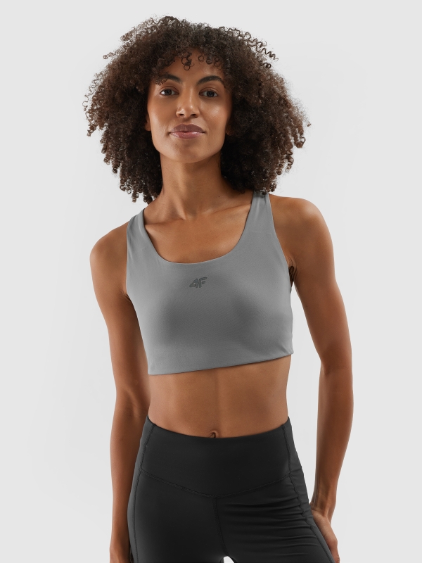 SPORT BRA 4FWAW24USBAF137 cinzento