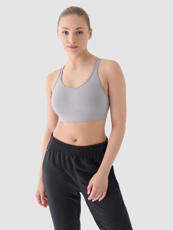 SPORT BRA 4FWAW24USBAF137 cinzento