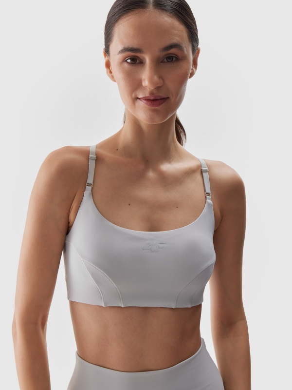 SPORT BRA 4FWAW24USBAF143 cinzento