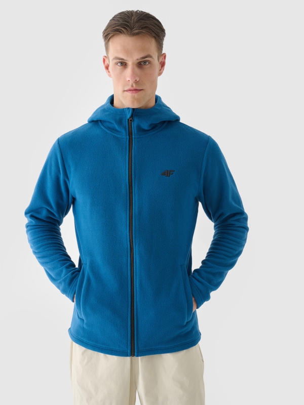 Casaco Polar para Homem com Garruço - Turquesa - 4FWMM00TFLEM290    