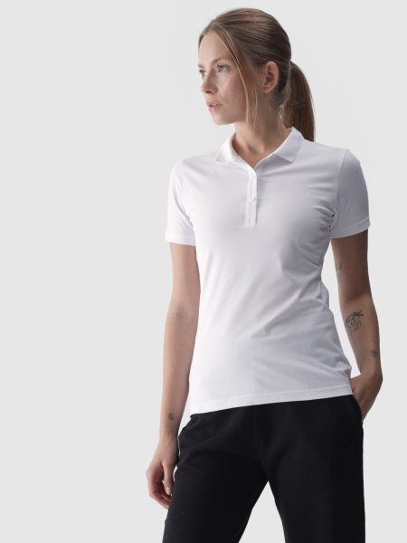 Pólo slim para mulher - branco 4FWMM00TPTSF317 Branco