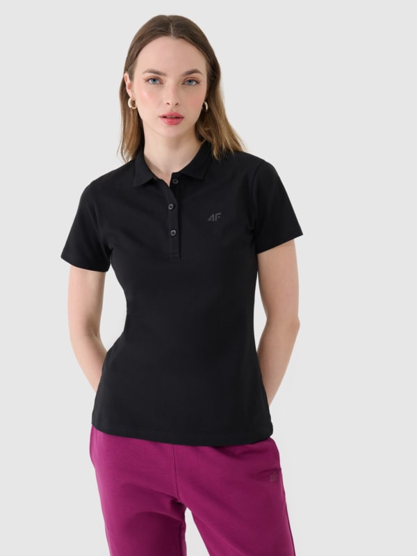 Pólo slim para senhora - preto 4FWMM00TPTSF365 preto