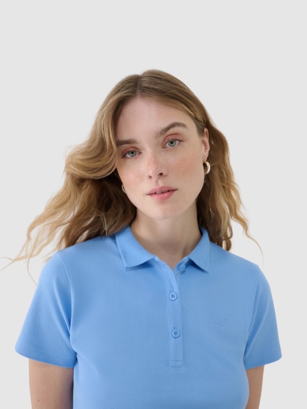 POLO SHIRT 4FWMM00TPTSF365 azul-marinho