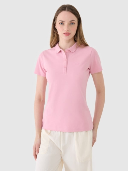 POLO SHIRT 4FWMM00TPTSF365 cor-de-rosa