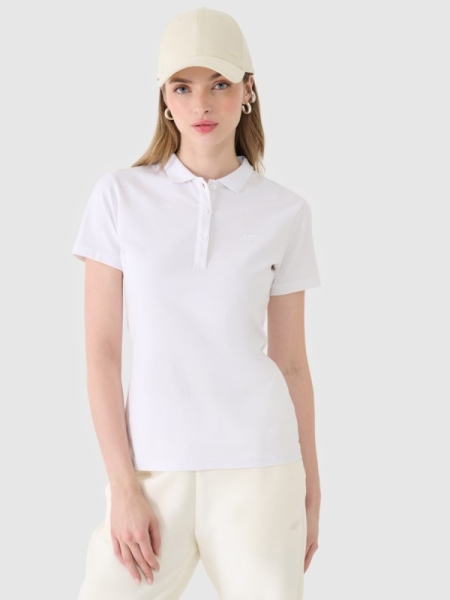 Pólo slim para senhora - branco 4FWMM00TPTSF514 Branco