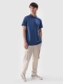 Pólo regular para homem - azul marinho 4FWMM00TPTSM367 azul marinho