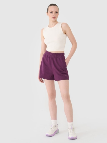 Calções para Mulher - Violeta - 4FWMM00TSHOF542     