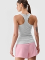 Top feminino liso e fino - cinzento 4FWMM00TSLEF124 cinzento