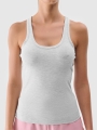 Top feminino liso e fino - cinzento 4FWMM00TSLEF124 cinzento