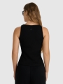 Camisola de Alças para Mulher - Preto - 4FWMM00TSLEF132