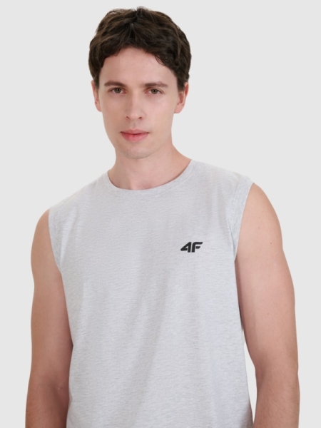 SLEEVELESS 4FWMM00TSLEM125 cinzento