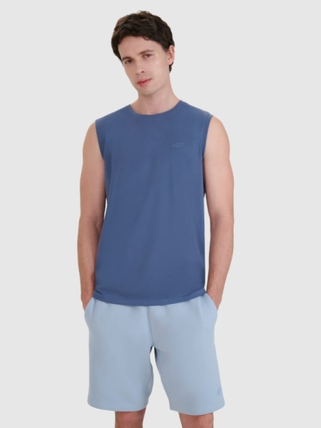 SLEEVELESS 4FWMM00TSLEM125 azul-marinho