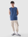 SLEEVELESS 4FWMM00TSLEM125 azul-marinho