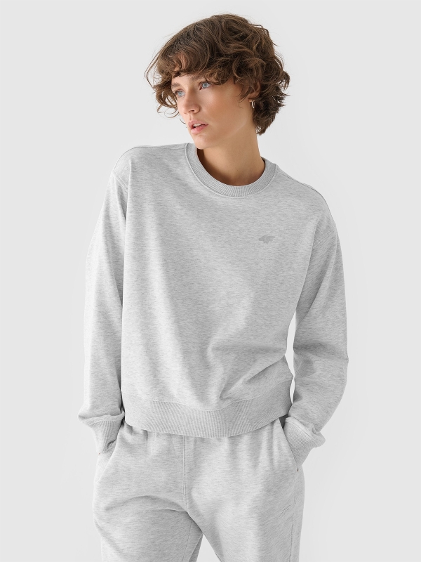Sweatshirt para Mulher - Cinzento - 4FWMM00TSWSF1765   