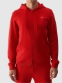 Casaco com capuz com fecho de correr para homem - vermelho 4FWMM00TSWSM1466 Vermelho