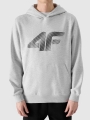 Sweatshirt com capuz sem fecho para homem - cinzento 4FWMM00TSWSM1766 cinzento