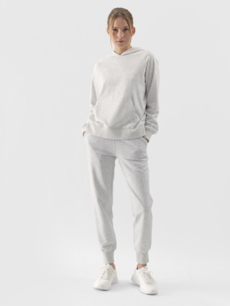 Calças Fato de Treino Jogger para Mulher - Cinzento - 4FWMM00TTROF0946