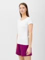 T-shirt slim lisa para senhora - branca 4FWMM00TTSHF1845 Branco