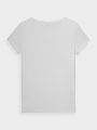 T-shirt slim lisa para senhora - branca 4FWMM00TTSHF1845 Branco