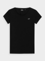 T-shirt slim lisa para senhora - preto 4FWMM00TTSHF1845 preto