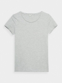 T-shirt slim lisa para senhora - cinzenta 4FWMM00TTSHF1845 cinzenta