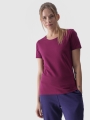 T-shirt slim lisa para senhora - púrpura 4FWMM00TTSHF1845 violeta