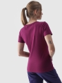 T-shirt slim lisa para senhora - púrpura 4FWMM00TTSHF1845 violeta