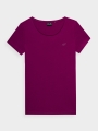 T-shirt slim lisa para senhora - púrpura 4FWMM00TTSHF1845 violeta